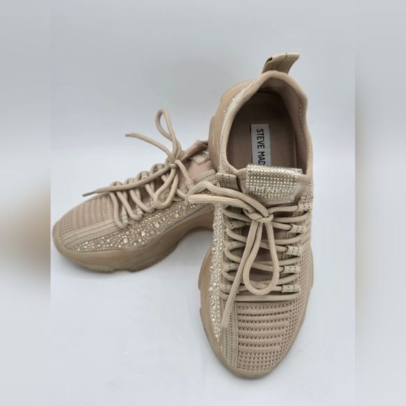 Steve Madden Maxima Blush Rhinestone Sneakers | Size 7 - Picture 8 of 12